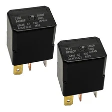 Relay ACM33221 (Set of 2), Multipurpose Automotive Relay 12VDC 4Pins 