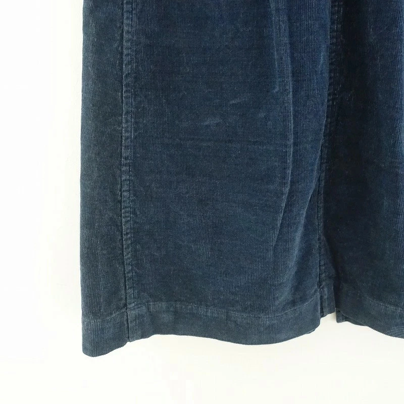 Falda Gurkha de Pana Índigo 45 RPM Talla 2 Usada 85% Algodón Foto 4 de 4