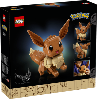 Lego 72151 Pokemon Eevee Play Set Collection Toy In Hand NEW
