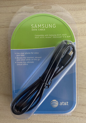 New Samsung USB Data Cable 75029 (AT&T Compatible with A117, A127, A517, A737)