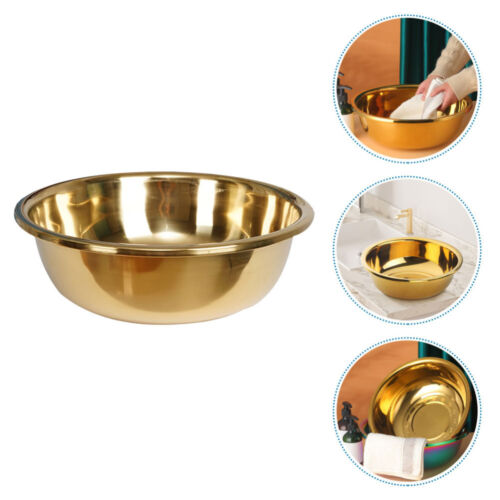 Stainless Steel Basin Fruits Storage Basin Thick Stainless Basin Kitchen