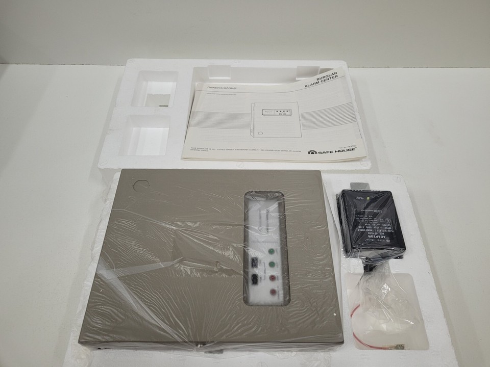 Vintage Radio shack Safe House Burglar Alarm Center 49450c New Old