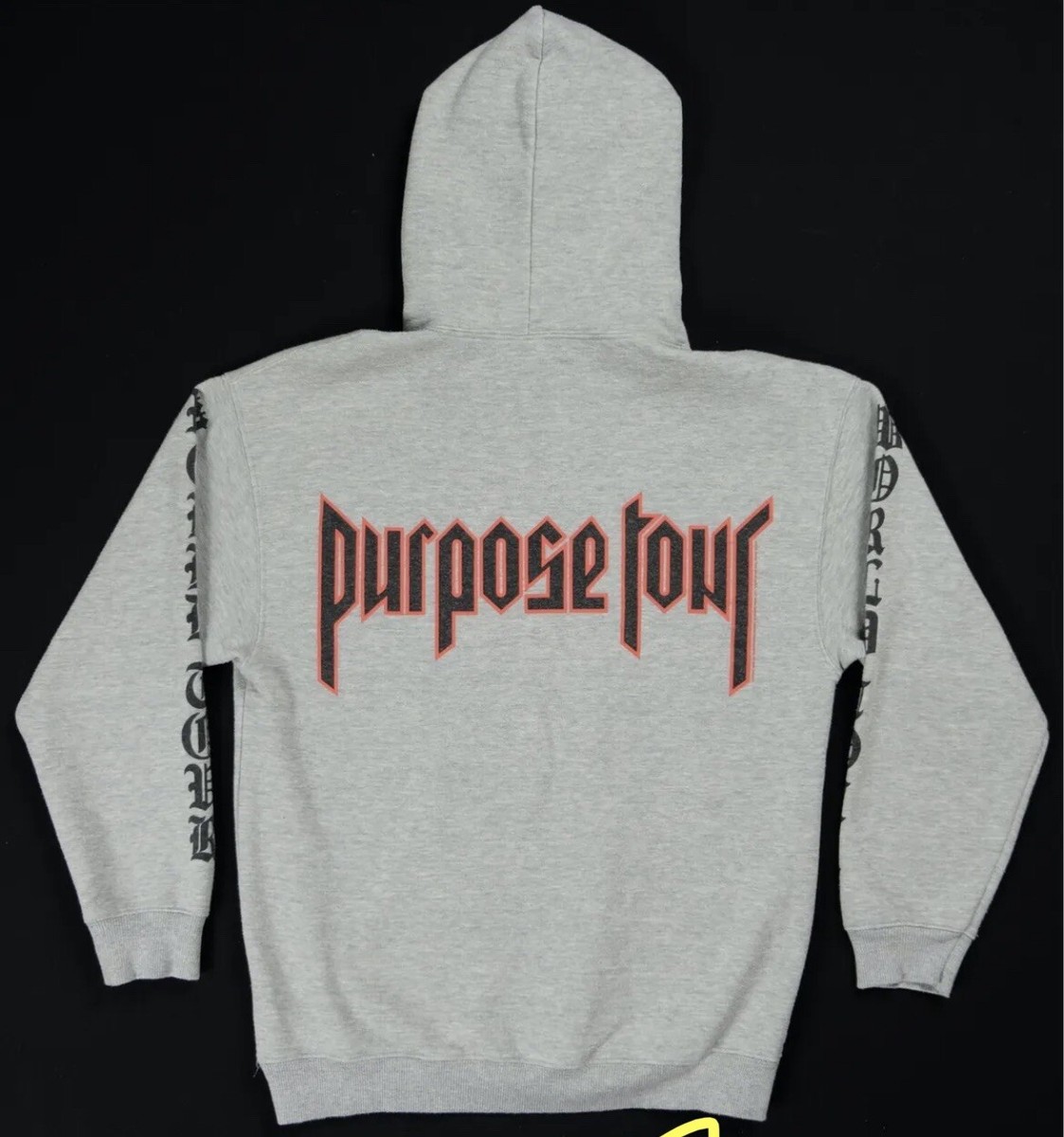 Rare Vintage Justin Bieber Purpose 2015 Album 2016 Tour Hoodie