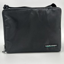 Vintage Case Logic 30 CD Carrying Case Storage W/ Strap Blue Case Logic Logo FRS