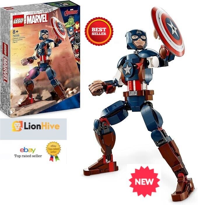 LEGO Marvel Captain America Construction Figure LEGO 76258 🎁NEW🎁