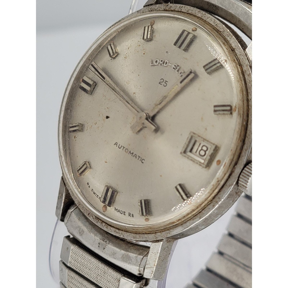 未使用保管品LORD ELGIN AUTOMATIC 腕時計　ビンテージ　稼働品 1950's Men's Lord Elgin 25 Vintage 14K Gold Automatic Watch