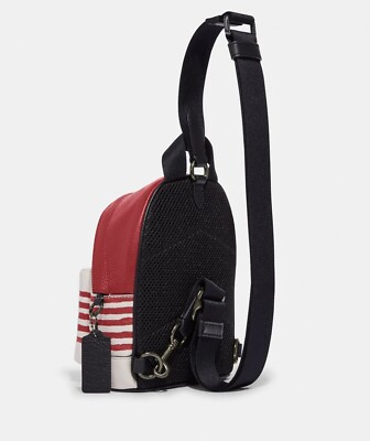 Coach Mickey Mouse X Keith Haring Small West Backpack Crossbody NWT Coach Disney Mickey Mouse X Keith Haring Small West  main image 4