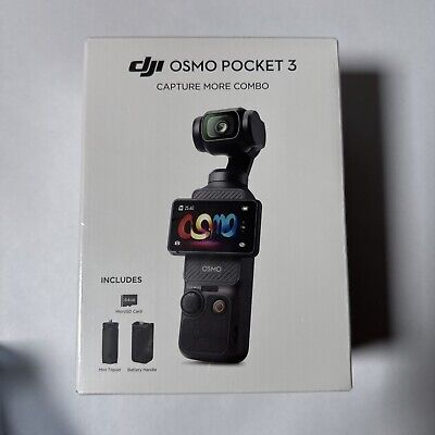 DJI Osmo Pocket 3 Capture More Combo w/Battery Handle, Mini Tripod, 64GB microSD | eBay DJI Osmo Pocket 3 Capture More Combo w/Battery Handle, Mini Tripod, 64GB microSD | eBay