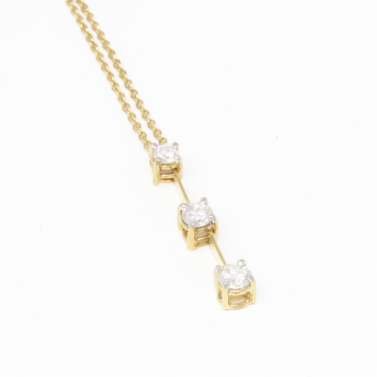 NYJEWEL 14k Yellow Gold  Diamond Journey Pendant … - image 3