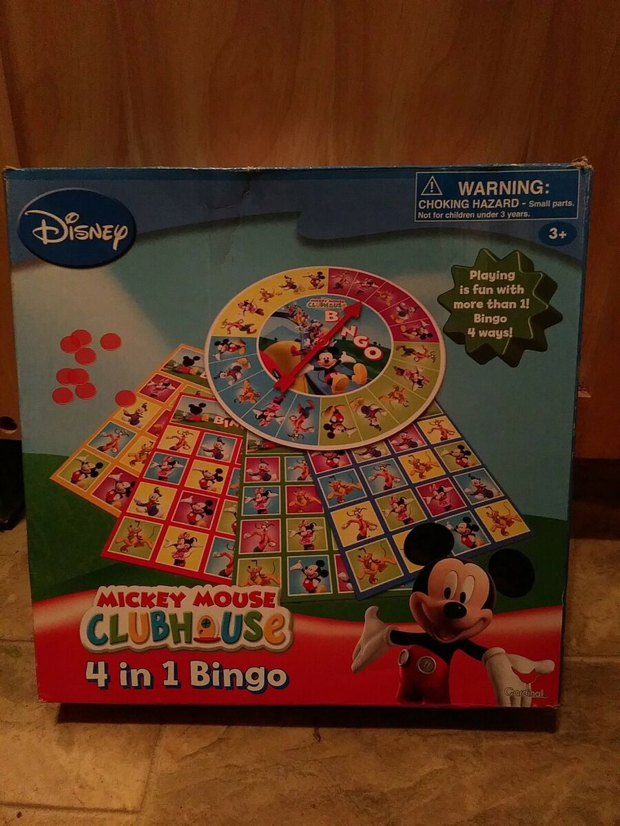 Mickey Mouse Clubhouse Bingo Card