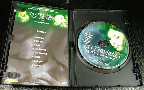 1 DVD Like New La Traviata Love & Sacrifice Story of Opera Cassello Nucci Basto - Foto 2 di 4
