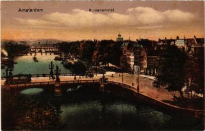 CPA AK AMSTERDAM Binnen Amstel. NETHERLANDS (624924)