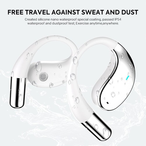 Mpow 60 Hours Play Bluetooth Earphones Sport Wireless Headset Open Ear Headphone - Picture 10 of 17