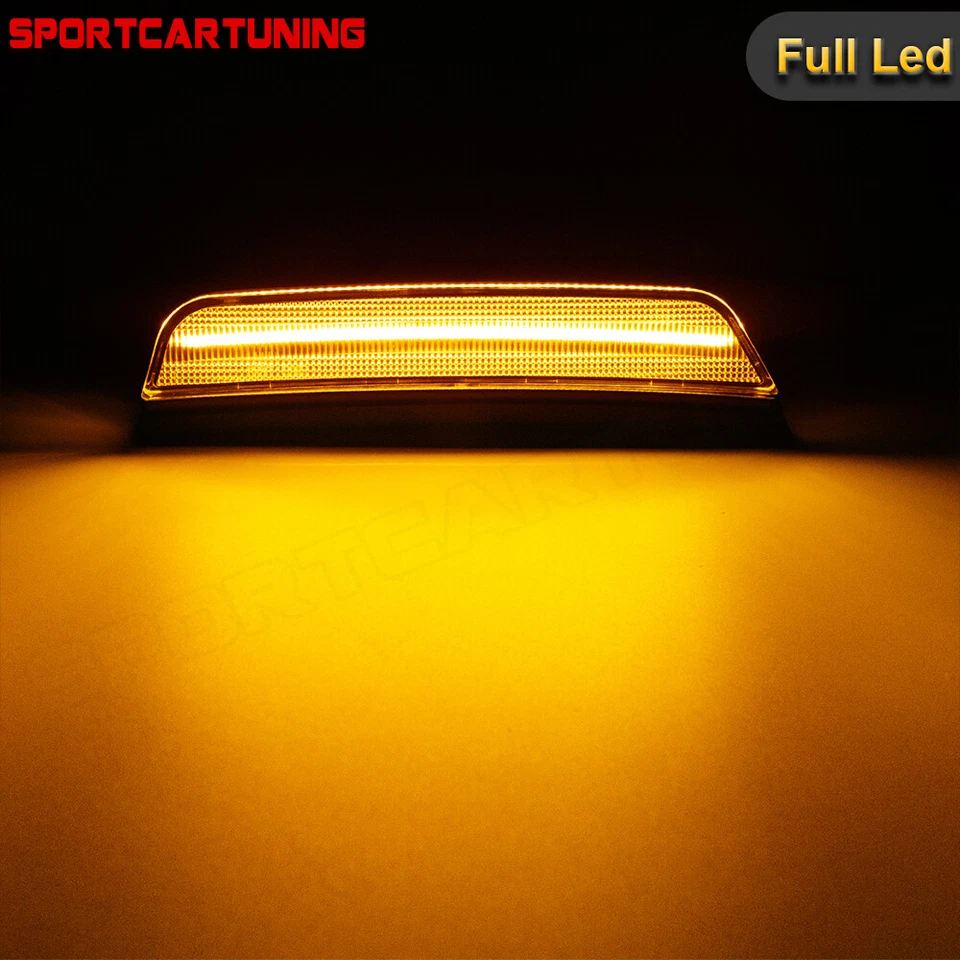 Pair Front LED Side Marker Light Smoked For Jeep Grand Cherokee 2021 2022 2023 - Image 2 of 4