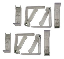 8 x Tischtuchklammer mit Feder, Tischtuchhalter, Tischklammer, Tischdeckenhalter