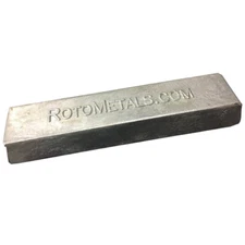 Foundry Type Alloy Ingots (64.5%-Lead, 23% Antimony, 12.5%-tin) - 5 Pound Ingot