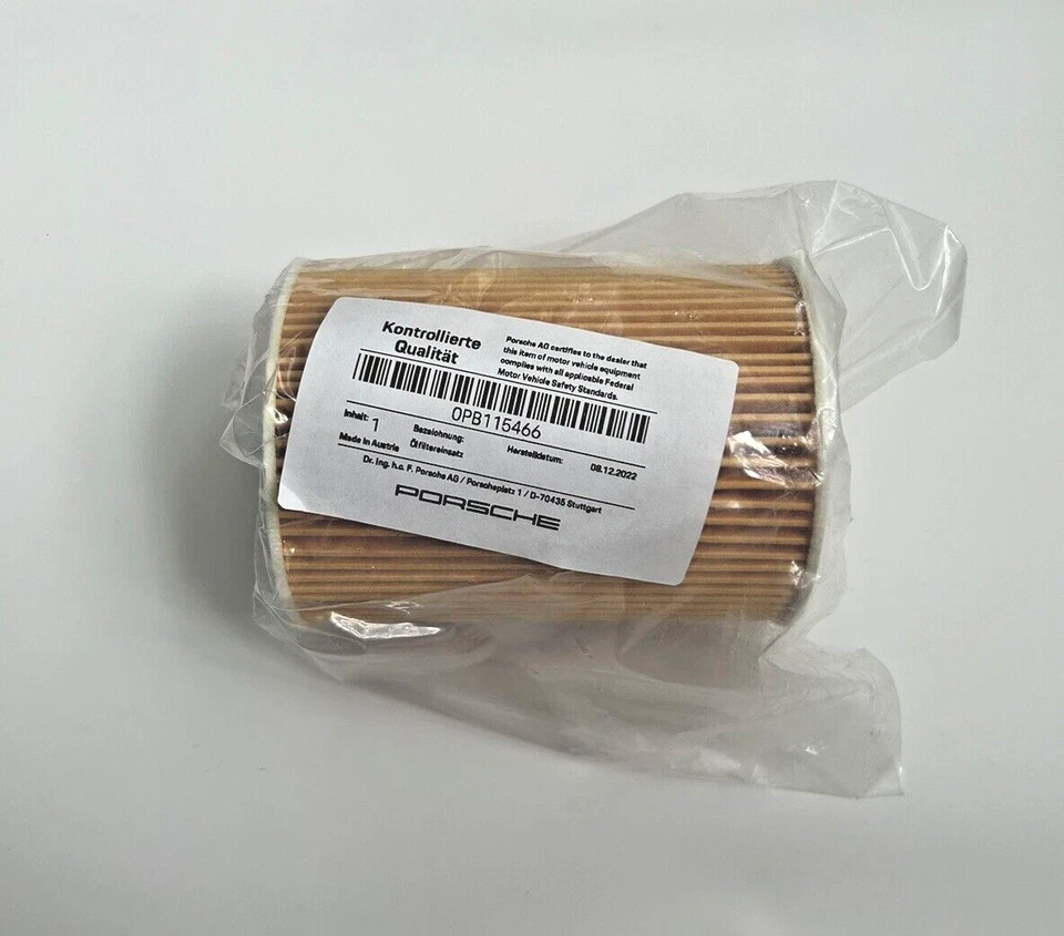 Juego de filtros de aceite Porsche Macan S/GTS/turbo tapón de drenaje OEM 0PB115466 94810722200 Foto 2 de 4