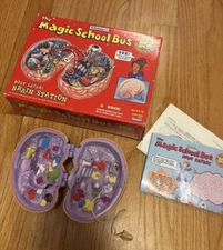 VINTAGE MAGIC SCHOOL BUS BODY SAFARI BRAIN STATION Incomplete No Figures