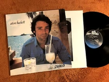 STEVE HACKETT CURED 1981 VINYL LP PROMO US EPIC ARE-37632 GENESIS PROG rock albu