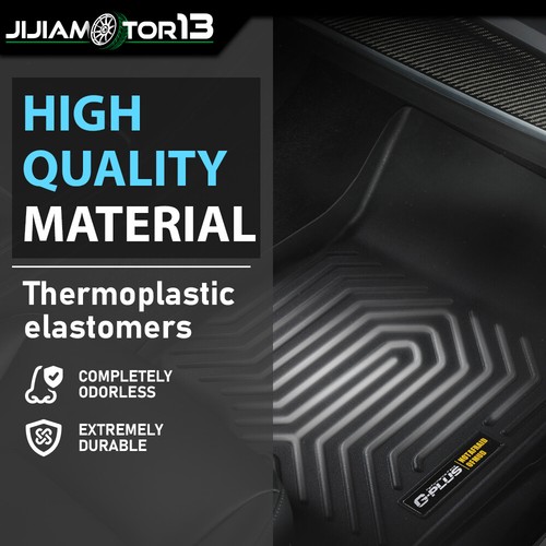 All Weather TPE Floor Mats Fit For 2018-2025 Chevy Traverse 7 Seat Rubber Liners - Picture 9 of 12