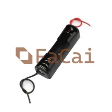 2PCS Plastic Battery Storage Case Box Holder For AA with wire leads 2A 1xAA