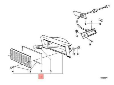OEM BMW E30 SEDAN COUPE TOURING FACELIFT LEFT TURN CORNER LIGHT 