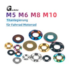 Titan Unterlegscheiben M5 M6 M8 M10 Ti Mit St...