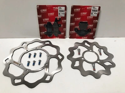 Bremsscheiben + Beläge + Schrauben vorne + hinten Aprilia RX 125 Bj.2018-2022 - Bild 1 von 3
