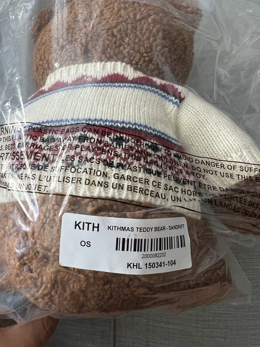 KITH KITHMAS 2023 XMAS Christmas Teddy Bear IN HAND FAST SHIP NEW
