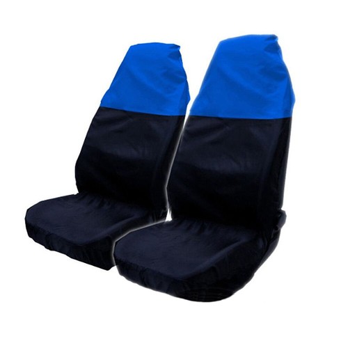 2Pcs Waterproof Universal Car Auto Van Heavy Duty Protector Seat Cover Case 37