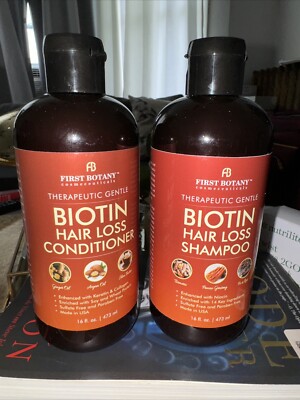 First Botany, Hair Growth Shampoo Conditioner Set - An Anti Hair Loss Biotin ...