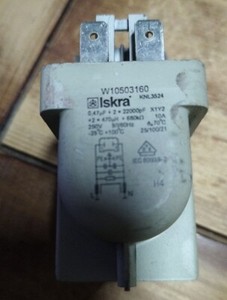 Waschmaschine Ersatzteil - Entstörfilter Netzfilter Iskra W10503160 Kondensator