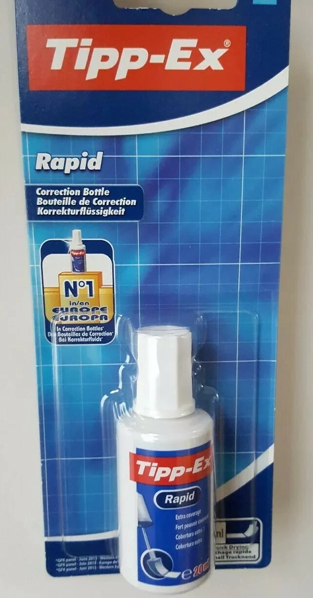 Tipp-Ex Correction Kit Fluid Bottle Correction Business White Tipex Office  Agent