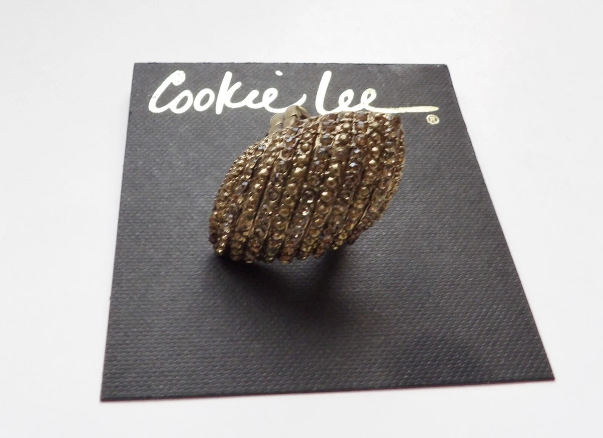 Bague NWTCookie Lee – Argent Sterling .925 Et Zircon Cubique, Forme Tongs, Taille 6