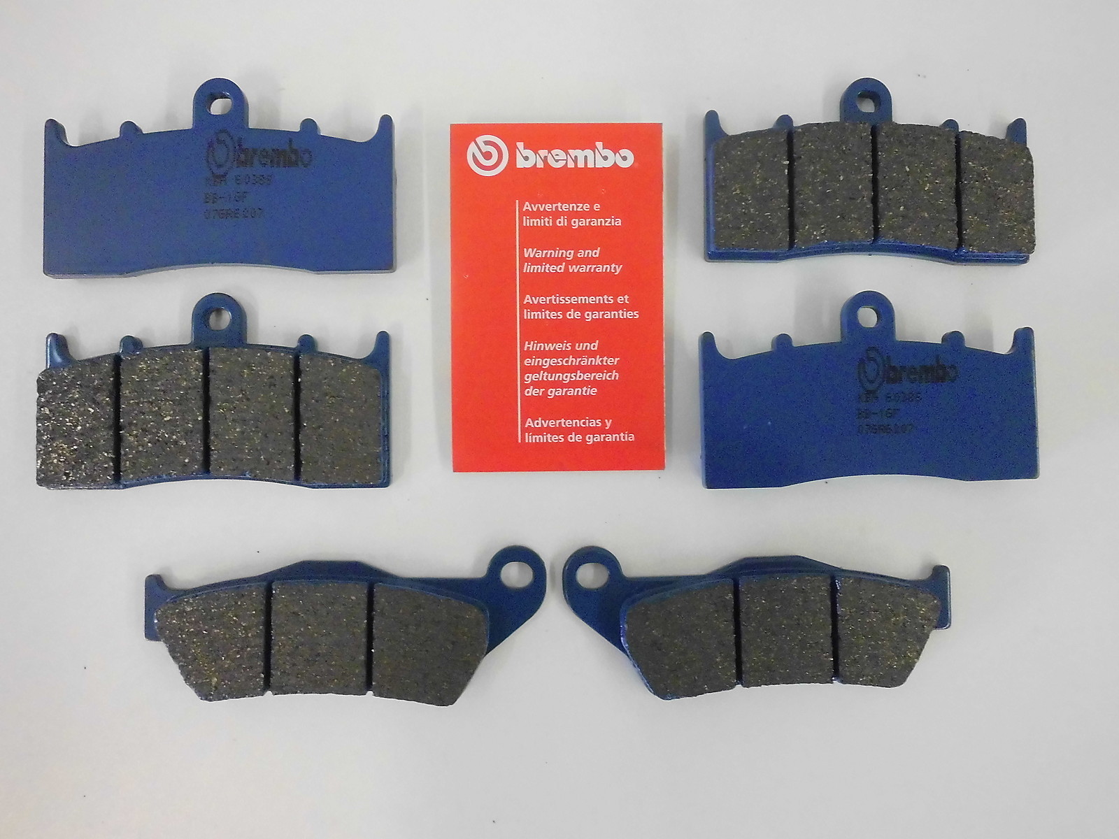 BREMBO N2 2 Paar Bremsbeläge Keramik Vorne Für BMW R 1150 R Roadster 2001 - Bild 12