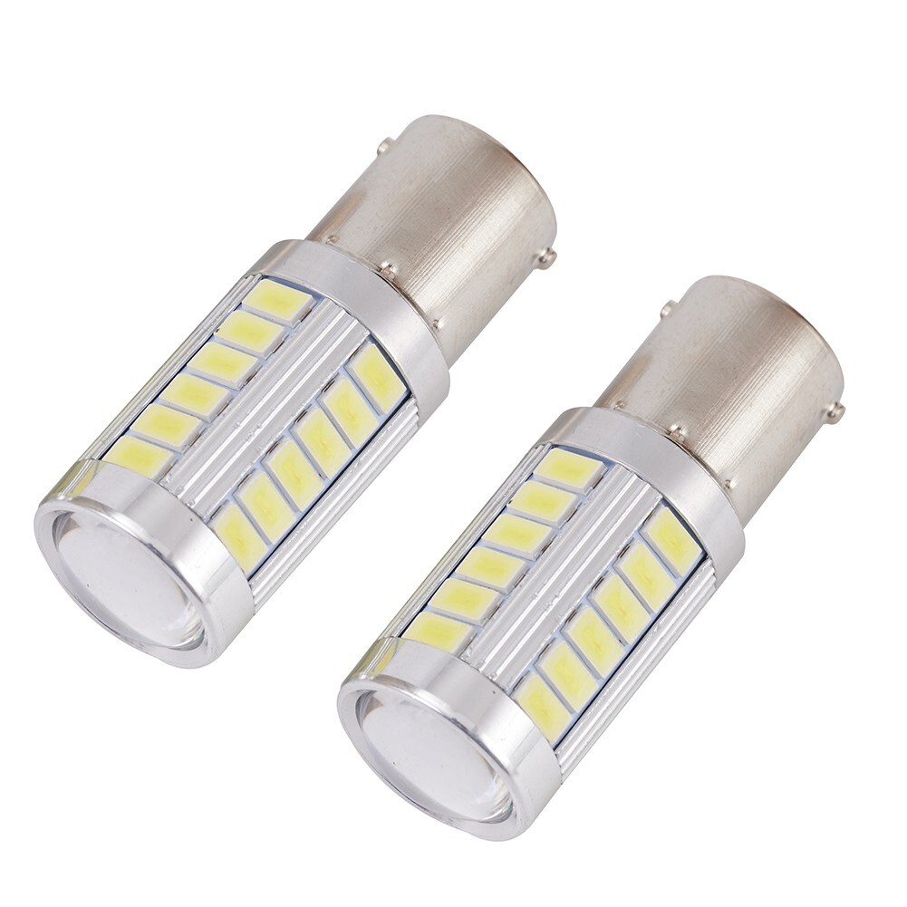 10 PCS T15 Dual Wire Brake Bulbs - Super Bright White Replacement Bulbs For Car Tail Lights & Turn Signals - View #2