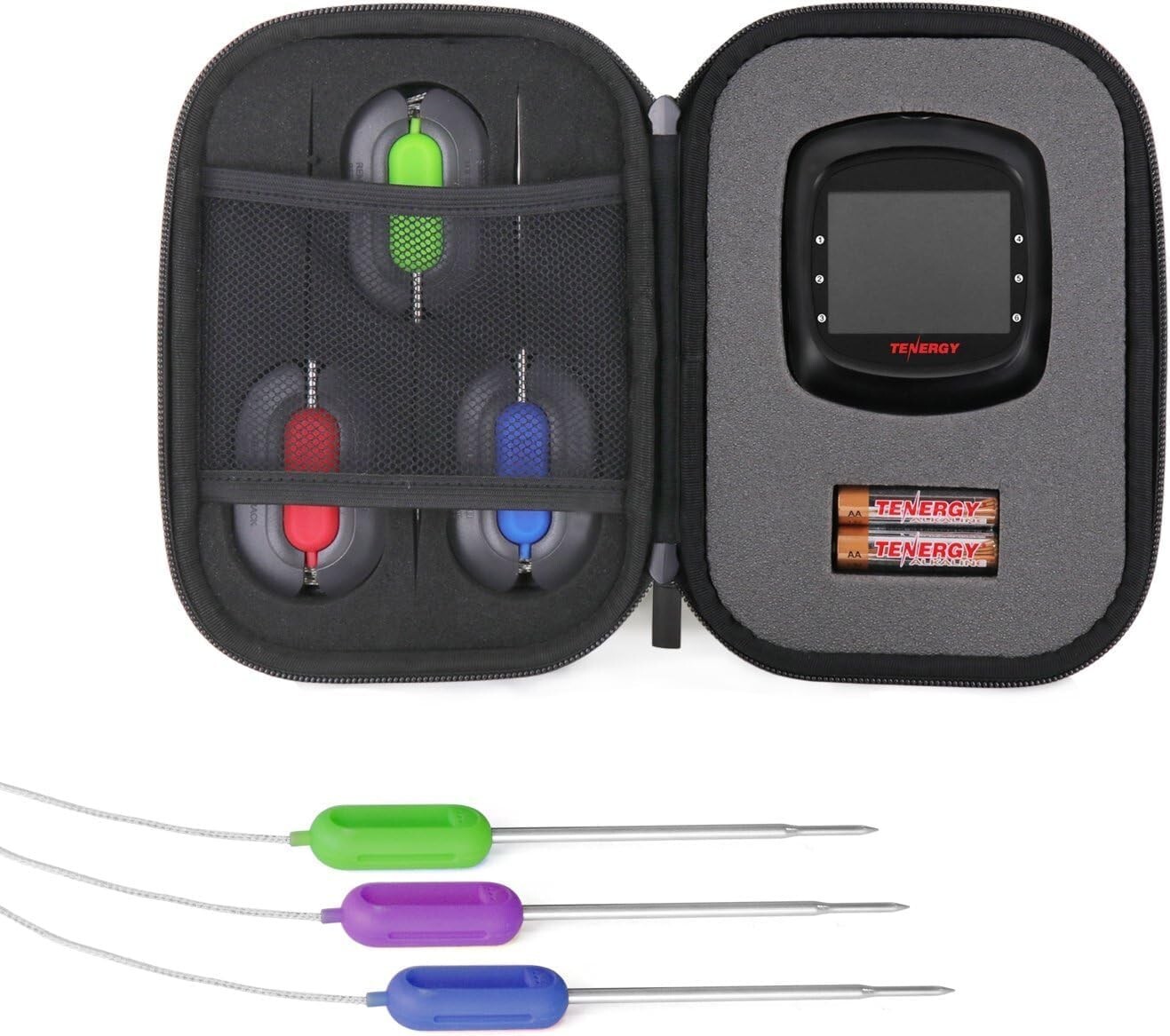 Tenergy Solis Digital Meat Thermometer, APP Controlled Wireless Smart w/6 Probes eBay