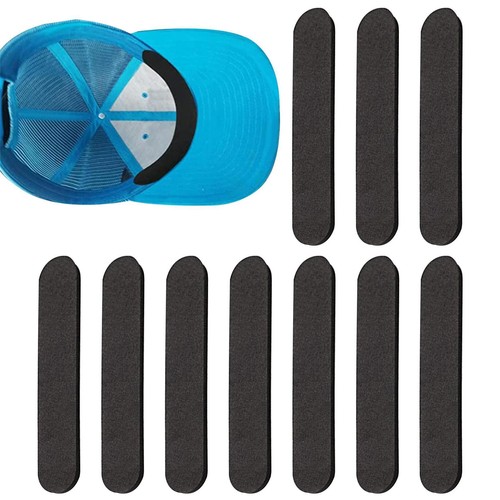 10xEVA Foam Cap Size Reducer Tape Sweatband Hats Cap Saver Hat Size Sticker - Foto 2 di 10