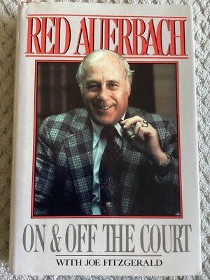*Signed* On & Off the Court by Red Auerbach (1985, First Edition Hardcover)