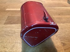 Victoria Motorrad Fahrrad Werkzeugbox Blech rot Oldtimer alt Werkzeugtasche