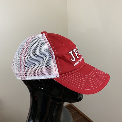 JPGA Junior Players Golf Academy Red White Golf Hat Adjustable Mesh Back - Picture 4 of 11