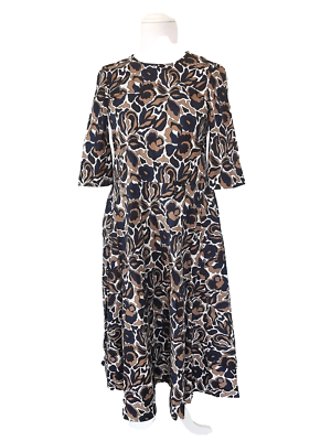 max cotton dress Weekend Max Mara | Woman - Printed cotton poplin dress - Navy