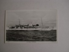 1950's RP POST CARD MV ROYAL SOVEREIGN, EAGLE STEAMERS