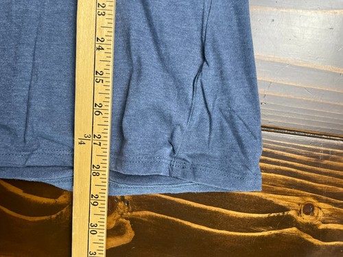 Energy Zone Tank Top Men's Size Large Blue Heather Sleeveless Shirt Round Neck - 第 4/6 張圖片