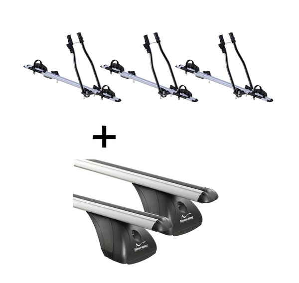 3X FahrradträGer Sagittar+DachträGer VDP FüR FüR Citroen Nemo 3-5TüRer Ab 08-image