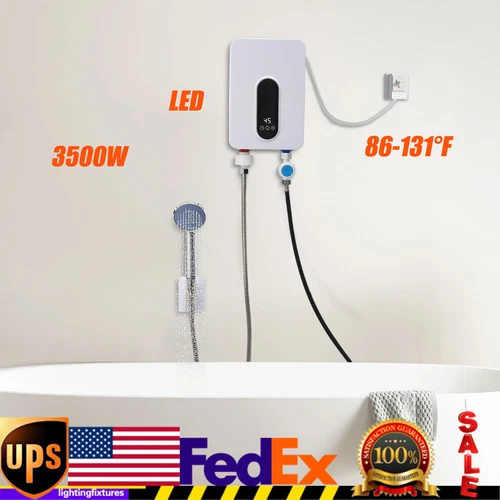 110V 3500W Electric Water Heater Instant Hot Water Heater Water Heater IPX4