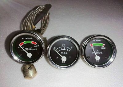 #ad Ford Tractor 600700800900180020004000 Series TempOil Fuel Gauge Kit $24.18