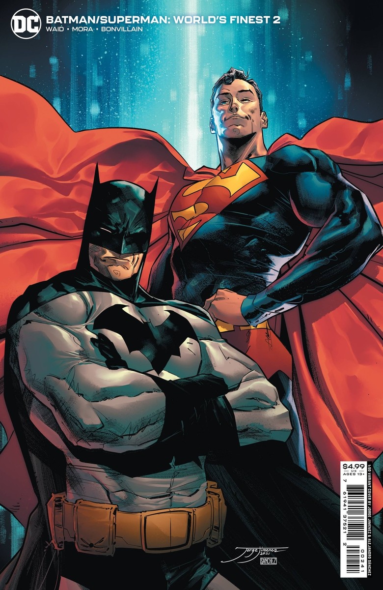 BATMAN SUPERMAN WORLDS FINEST #2 CVR D 50 COPY JIMENEZ | eBay