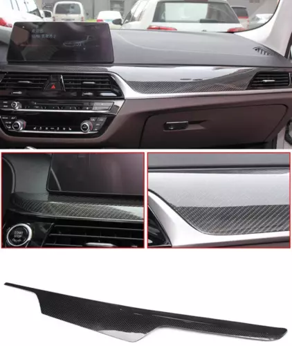 Cubierta de panel interior de fibra de carbono real 9 piezas para BMW Serie 5 G30 2018+ LHD - Imagen 4 de 17