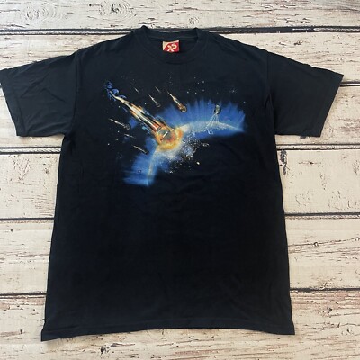 Vintage Exact Science Men s Size Medium s Space Paint T Shirt Made In USA